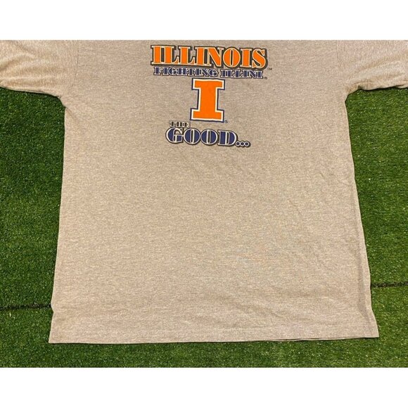 Vintage Illinois Fighting Illini shirt mens large Y2K Rivalry unisex adult N - Picture 4 of 9